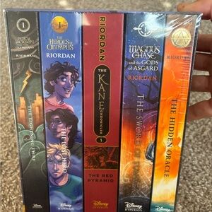 Brand New Packaged Rick Riordan Book Set